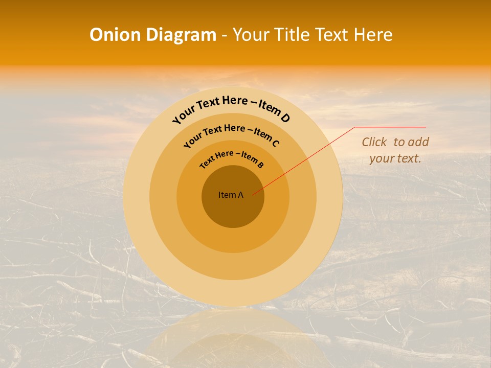 Dramatic Disaster Texture PowerPoint Template