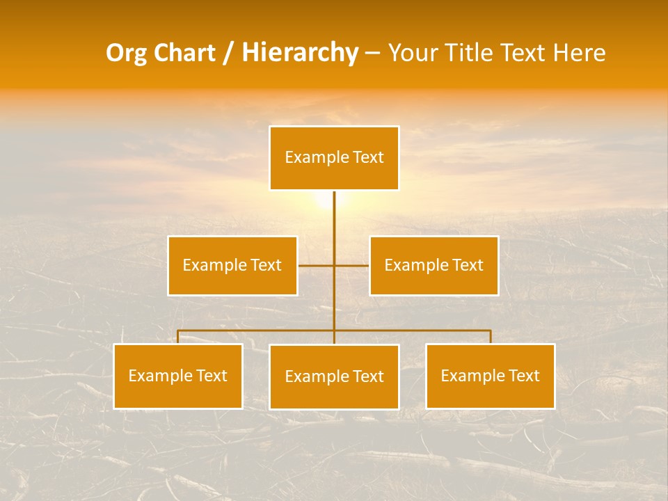 Dramatic Disaster Texture PowerPoint Template
