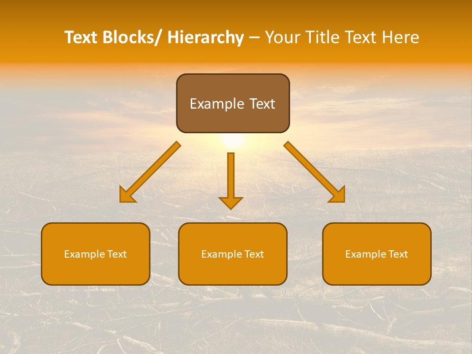 Dramatic Disaster Texture PowerPoint Template