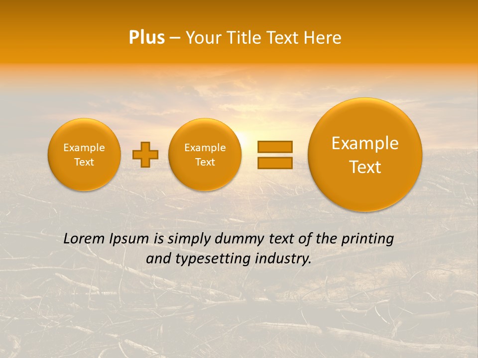Dramatic Disaster Texture PowerPoint Template