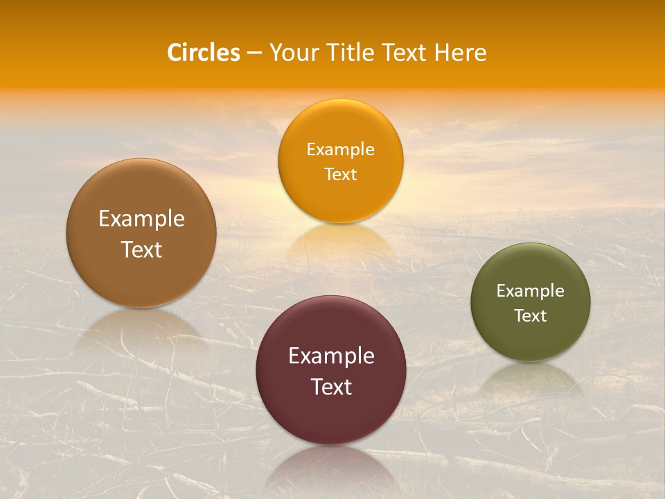 Dramatic Disaster Texture PowerPoint Template