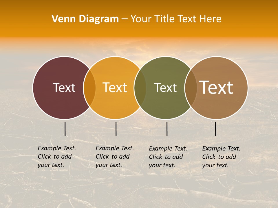 Dramatic Disaster Texture PowerPoint Template