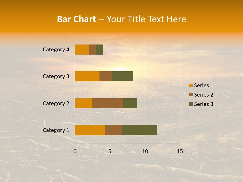 Dramatic Disaster Texture PowerPoint Template
