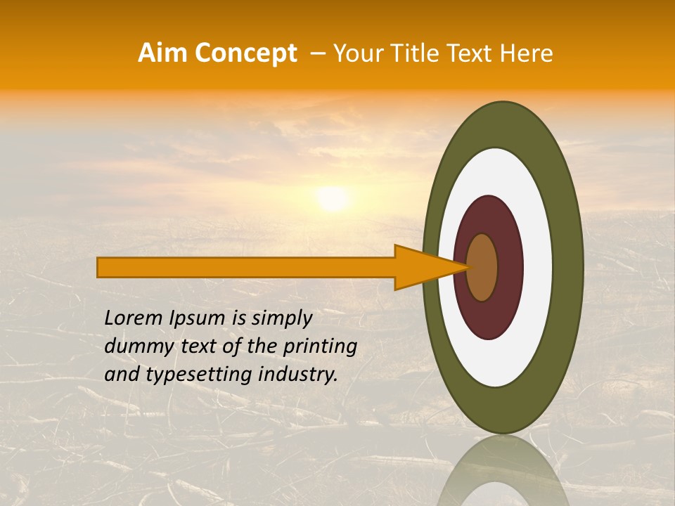 Dramatic Disaster Texture PowerPoint Template