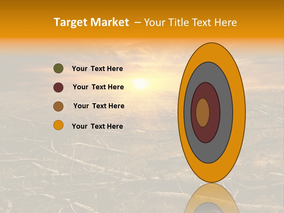 Dramatic Disaster Texture PowerPoint Template