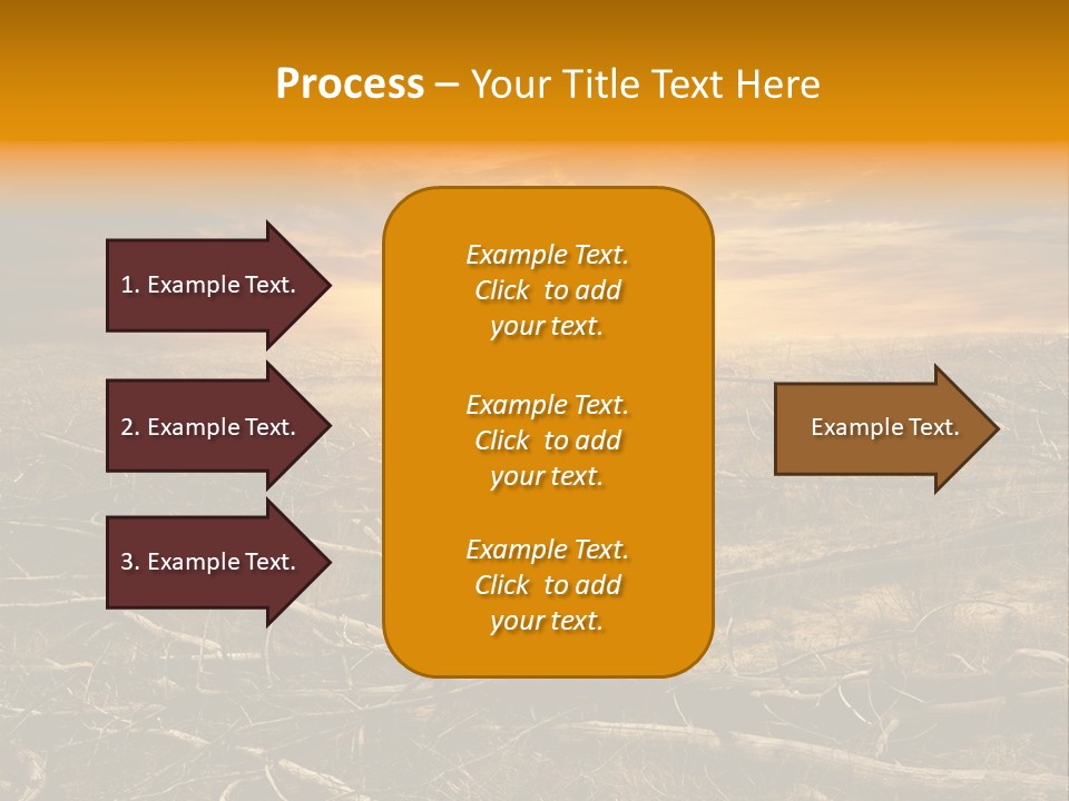 Dramatic Disaster Texture PowerPoint Template