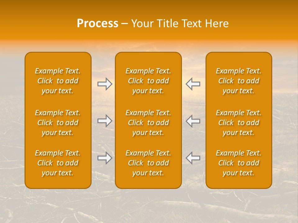Dramatic Disaster Texture PowerPoint Template