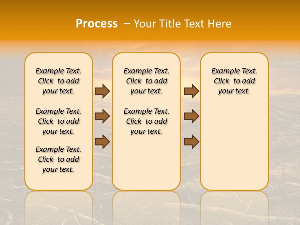 Dramatic Disaster Texture PowerPoint Template