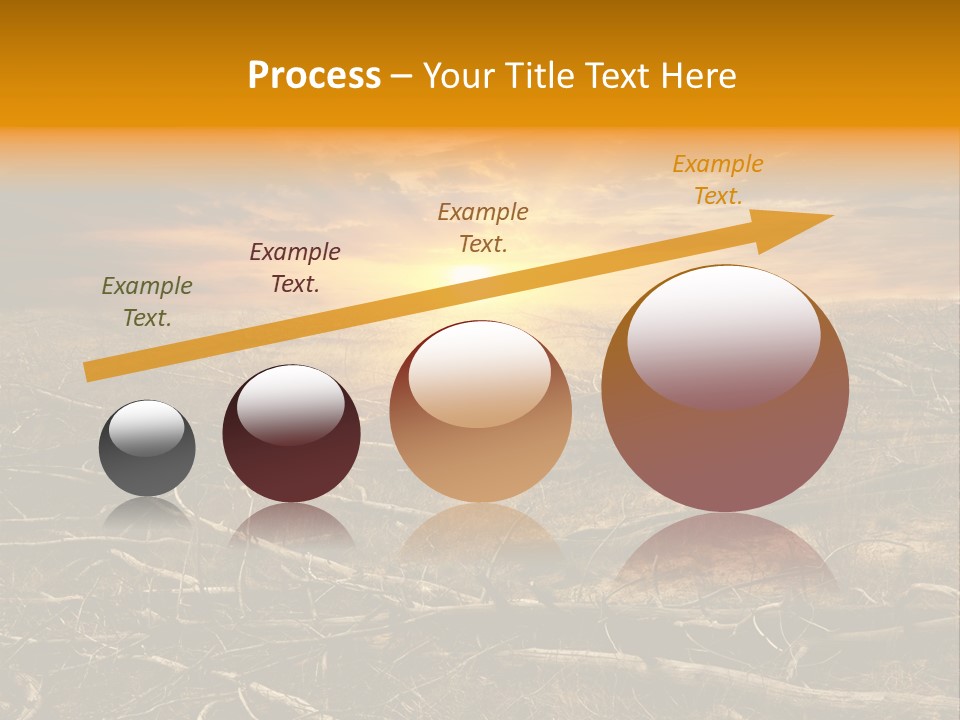 Dramatic Disaster Texture PowerPoint Template