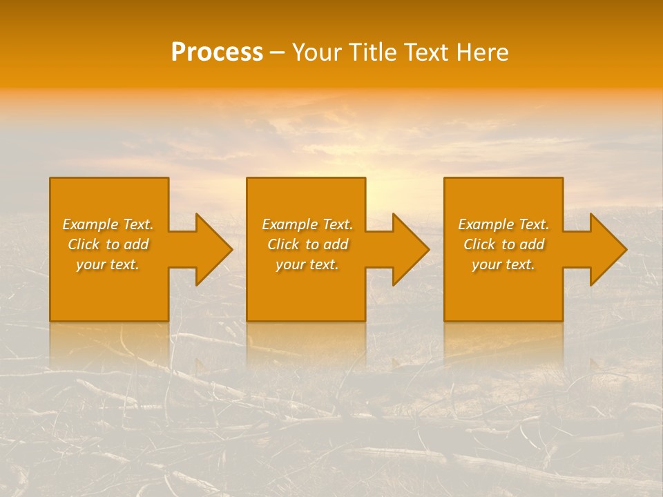 Dramatic Disaster Texture PowerPoint Template