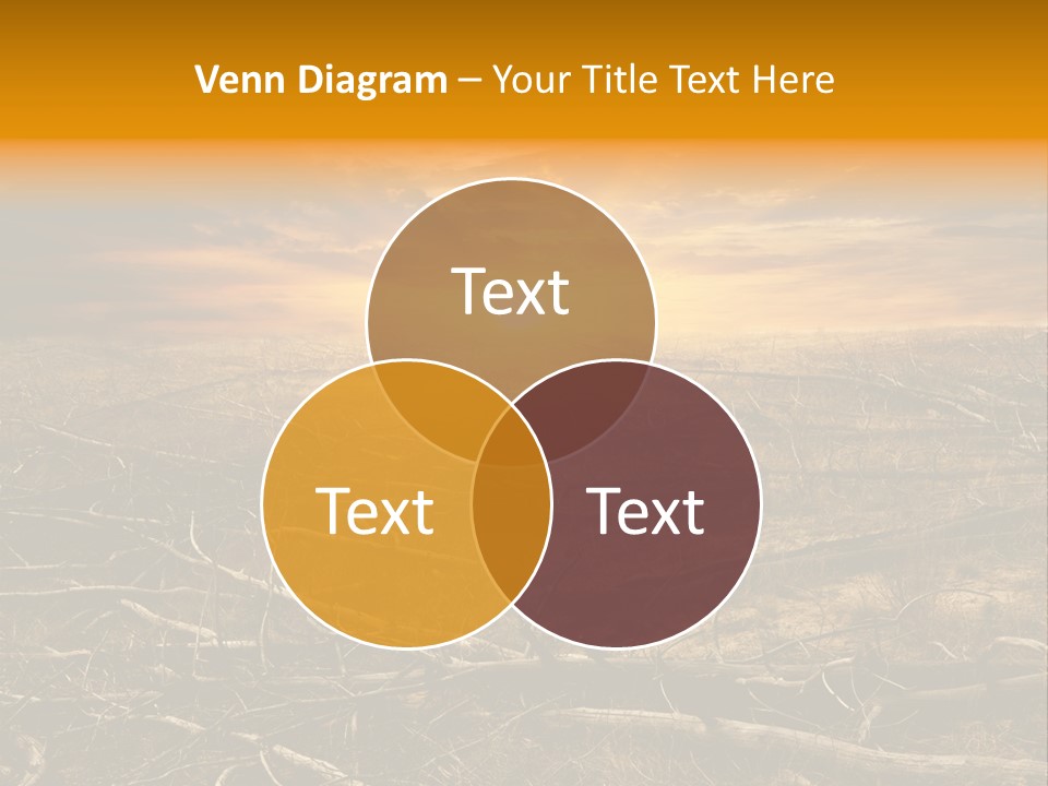 Dramatic Disaster Texture PowerPoint Template