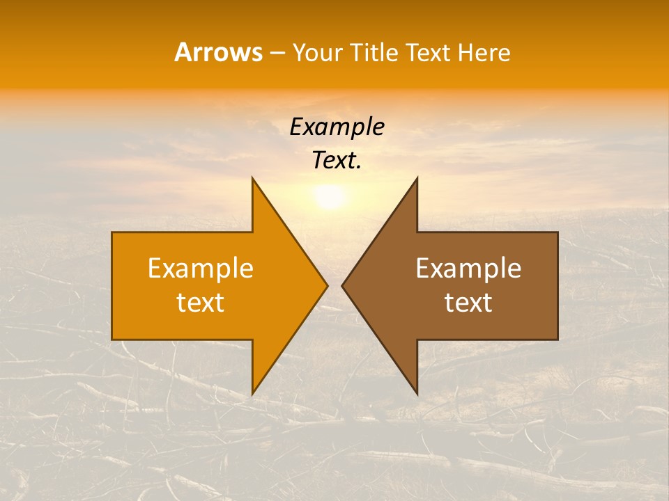 Dramatic Disaster Texture PowerPoint Template