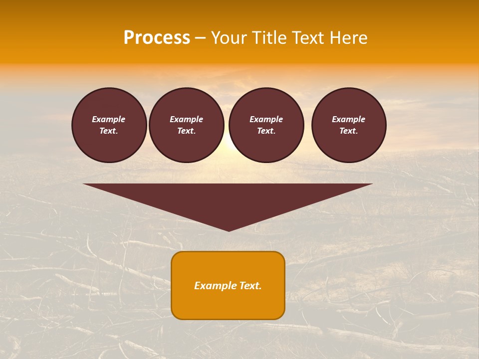 Dramatic Disaster Texture PowerPoint Template