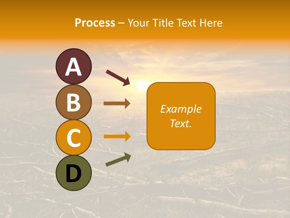 Dramatic Disaster Texture PowerPoint Template