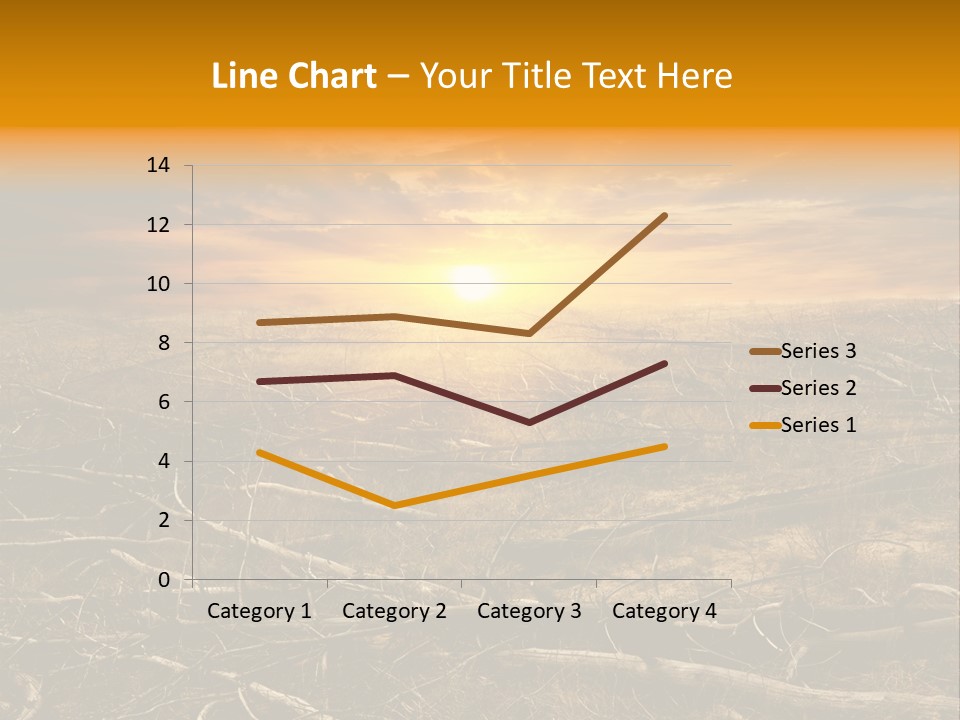 Dramatic Disaster Texture PowerPoint Template