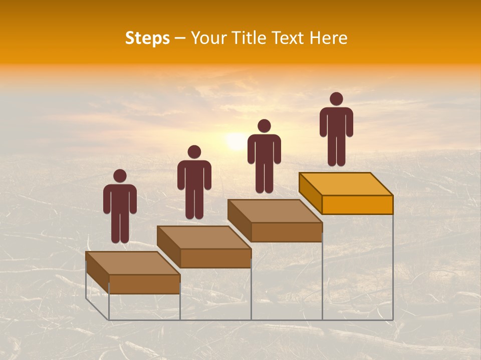 Dramatic Disaster Texture PowerPoint Template