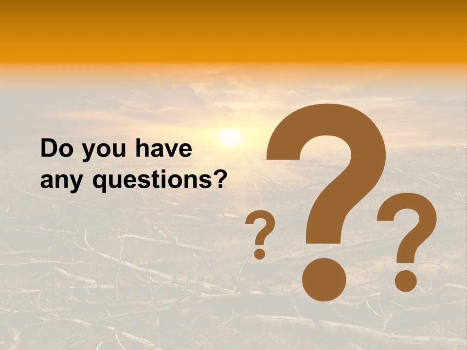 Dramatic Disaster Texture PowerPoint Template