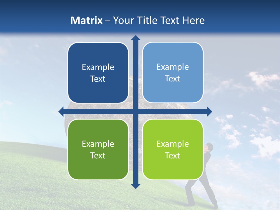 Obduracy Personnel Struggle PowerPoint Template