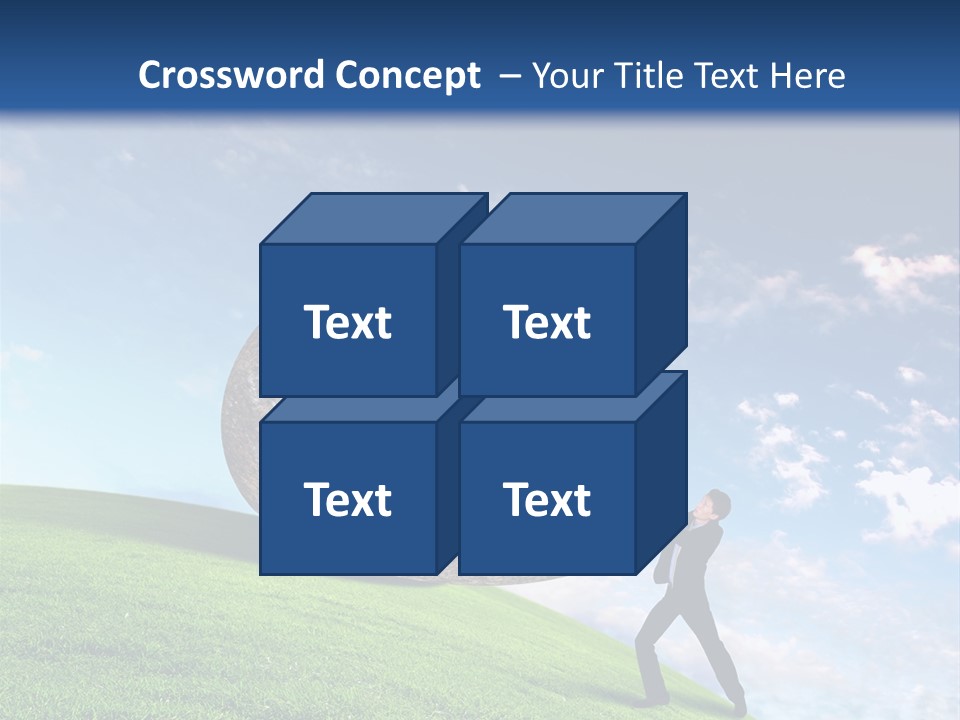 Obduracy Personnel Struggle PowerPoint Template