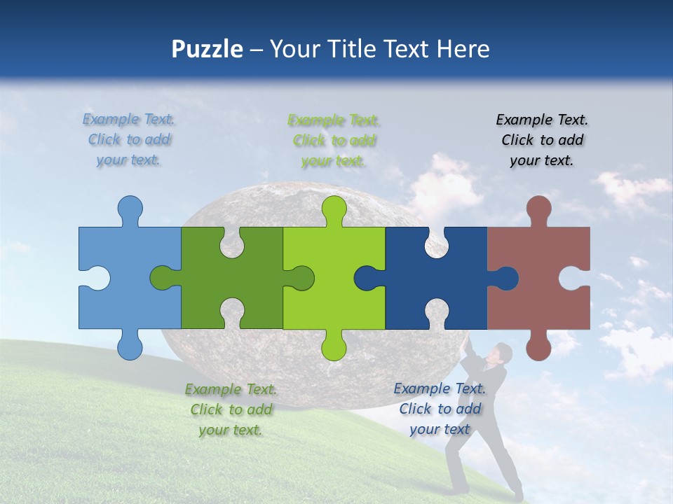Obduracy Personnel Struggle PowerPoint Template
