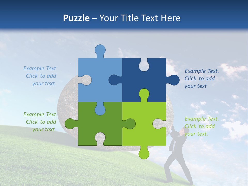 Obduracy Personnel Struggle PowerPoint Template