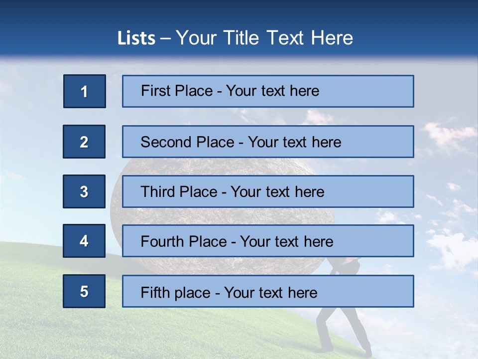 Obduracy Personnel Struggle PowerPoint Template