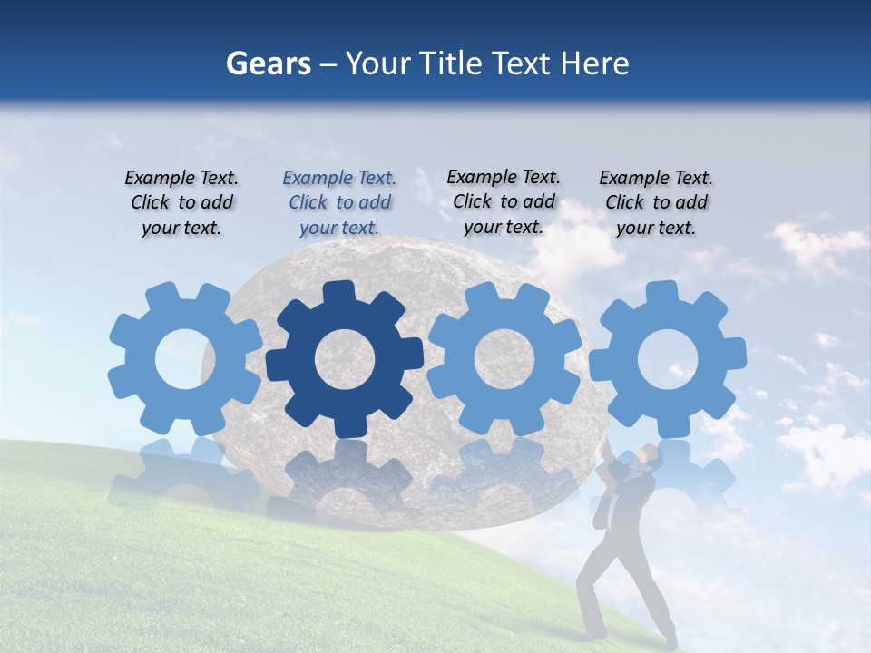 Obduracy Personnel Struggle PowerPoint Template