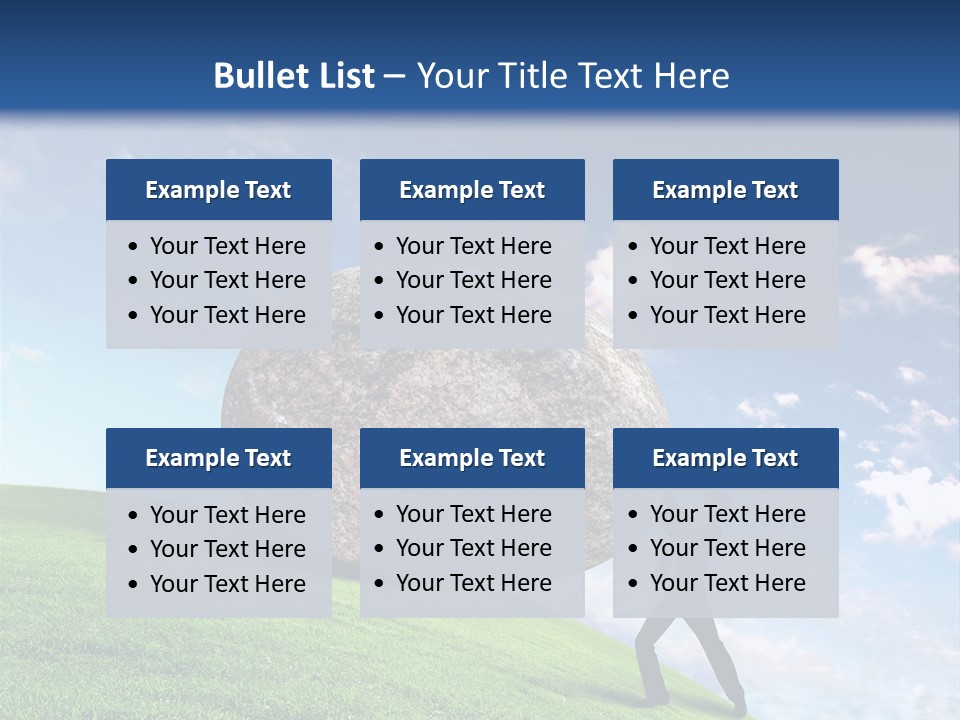 Obduracy Personnel Struggle PowerPoint Template