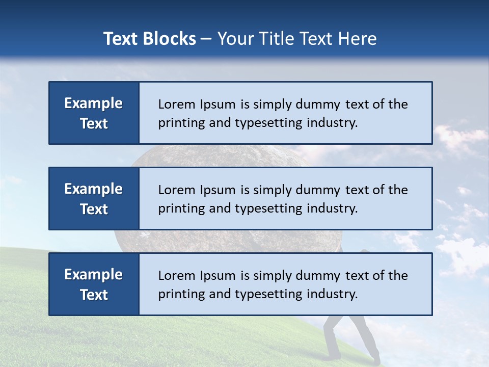 Obduracy Personnel Struggle PowerPoint Template