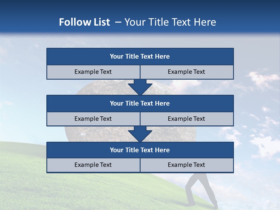Obduracy Personnel Struggle PowerPoint Template