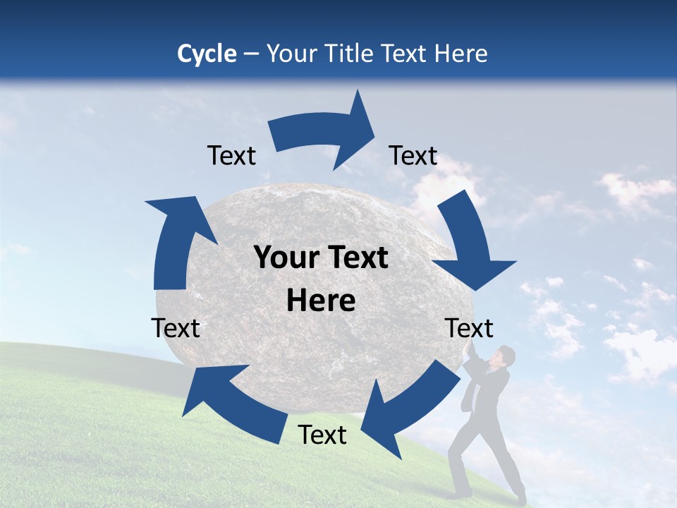 Obduracy Personnel Struggle PowerPoint Template