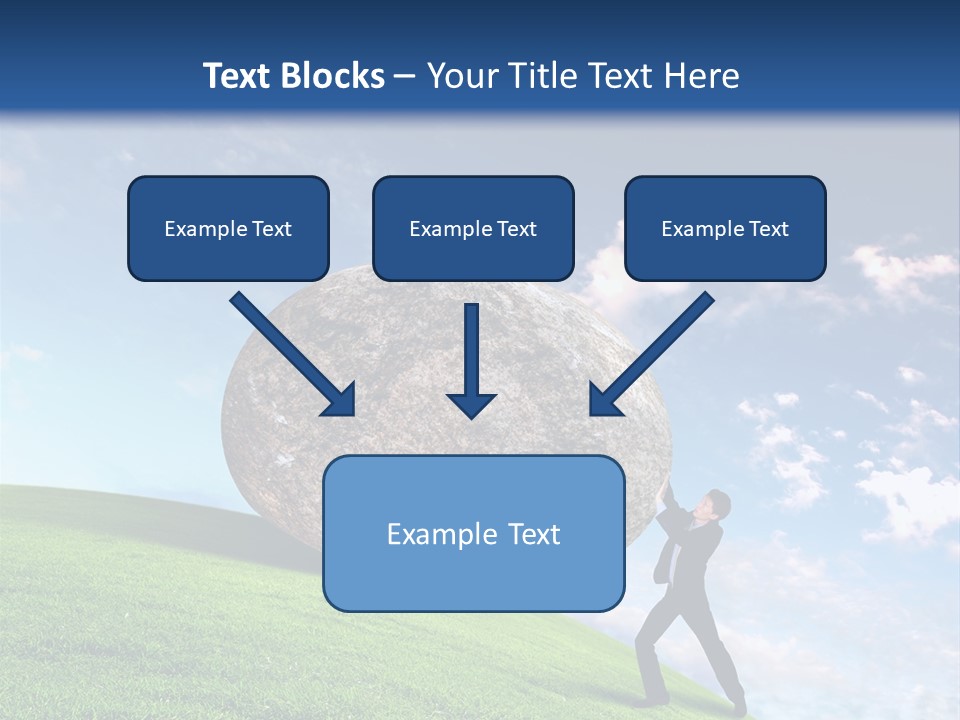 Obduracy Personnel Struggle PowerPoint Template