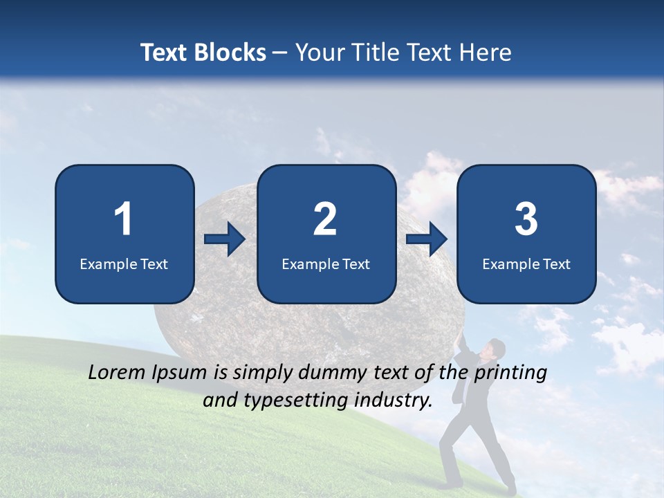 Obduracy Personnel Struggle PowerPoint Template