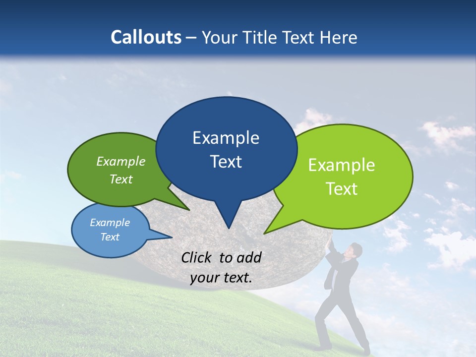 Obduracy Personnel Struggle PowerPoint Template