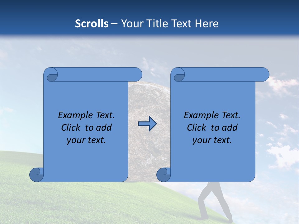 Obduracy Personnel Struggle PowerPoint Template