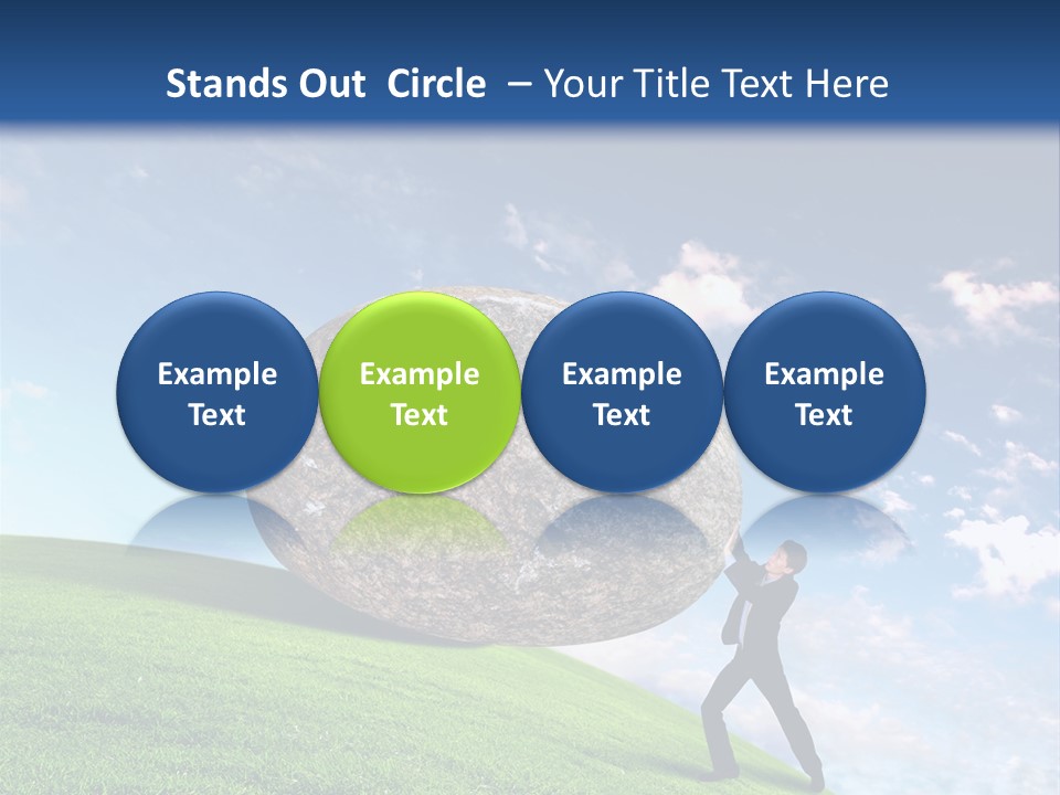 Obduracy Personnel Struggle PowerPoint Template