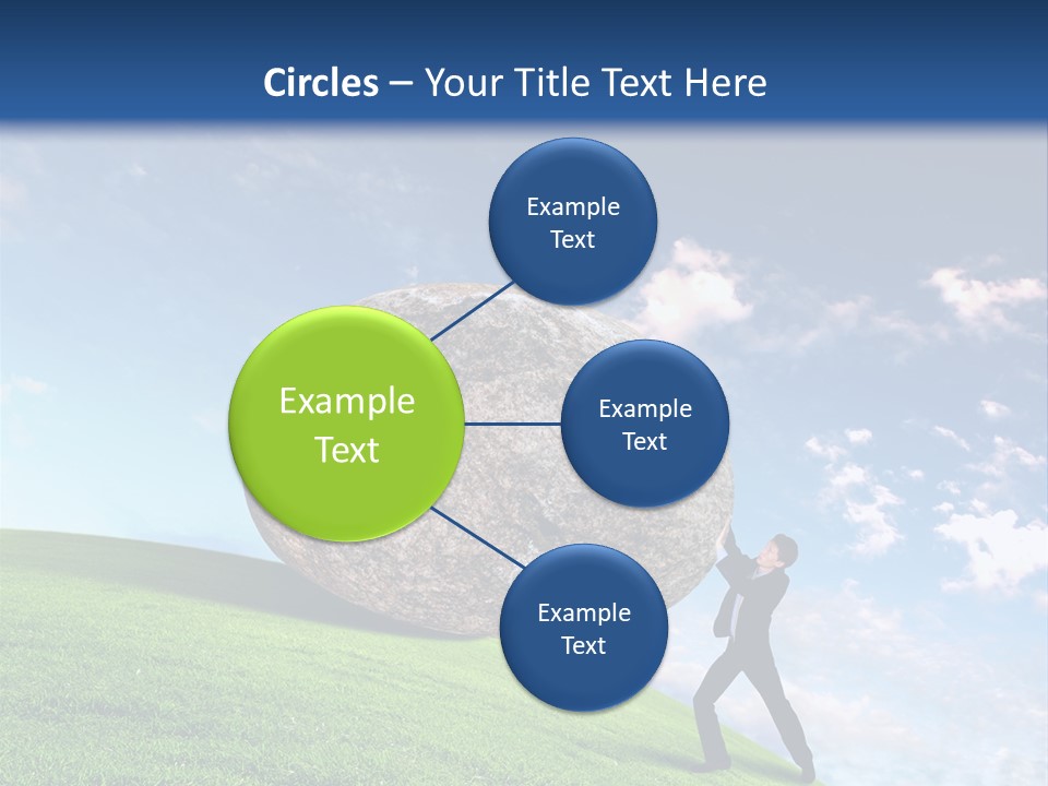 Obduracy Personnel Struggle PowerPoint Template