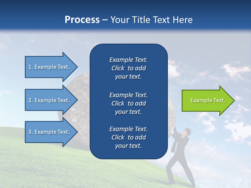 Obduracy Personnel Struggle PowerPoint Template