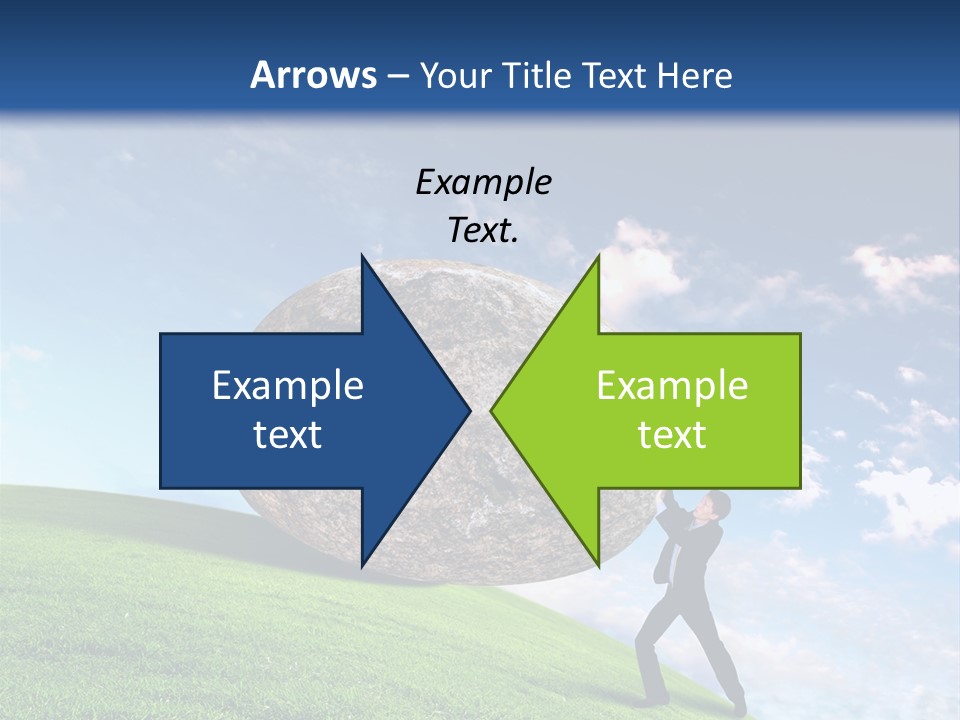 Obduracy Personnel Struggle PowerPoint Template