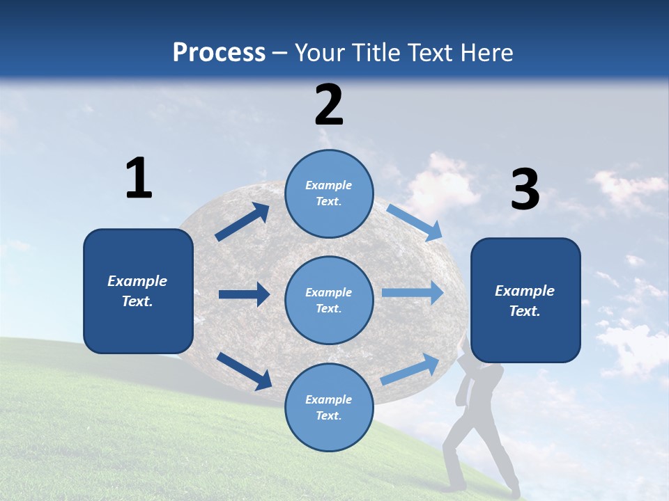 Obduracy Personnel Struggle PowerPoint Template