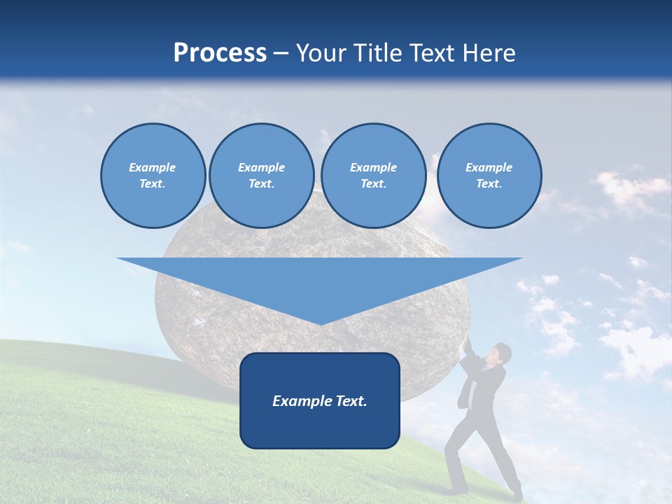 Obduracy Personnel Struggle PowerPoint Template