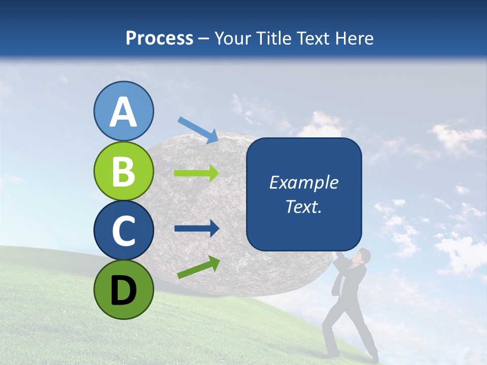 Obduracy Personnel Struggle PowerPoint Template