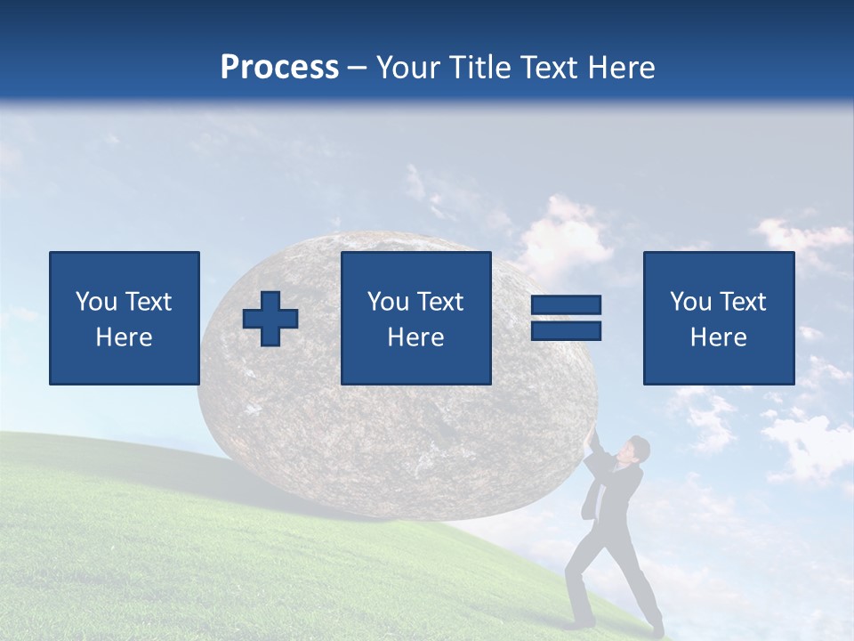 Obduracy Personnel Struggle PowerPoint Template