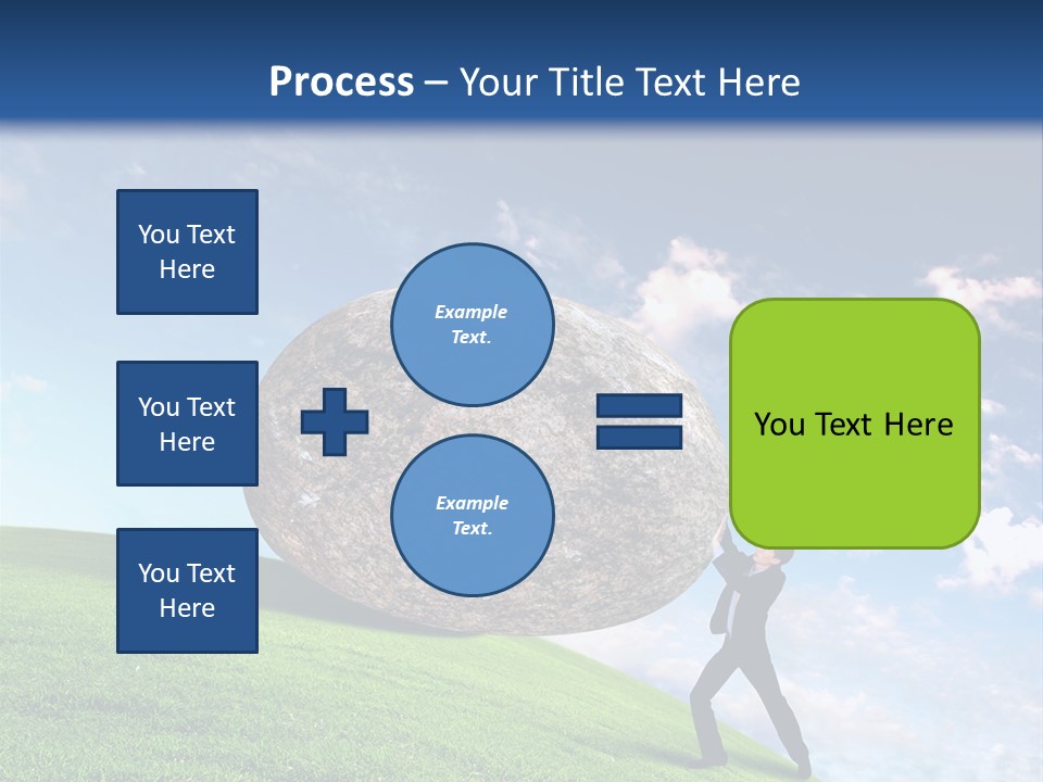 Obduracy Personnel Struggle PowerPoint Template