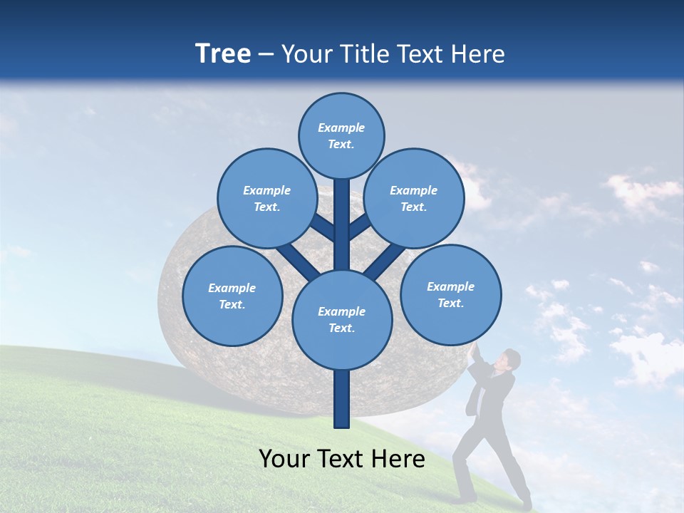 Obduracy Personnel Struggle PowerPoint Template