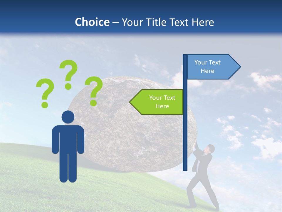 Obduracy Personnel Struggle PowerPoint Template