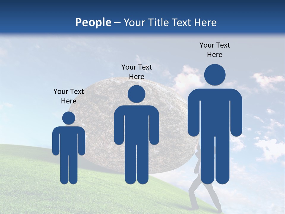 Obduracy Personnel Struggle PowerPoint Template