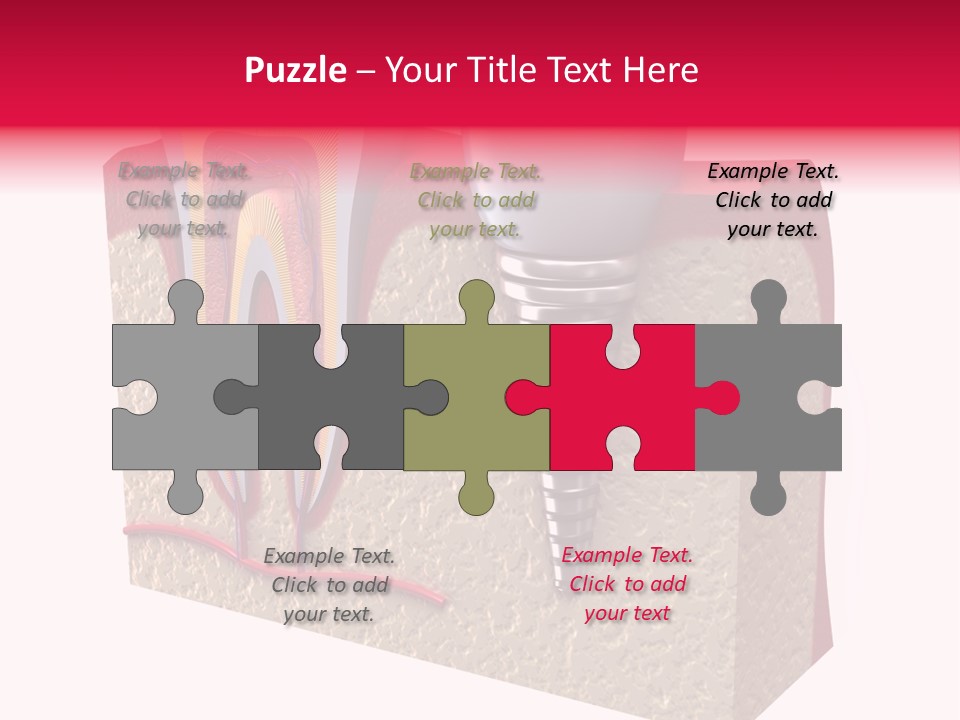 Corona Isolated Jaw PowerPoint Template