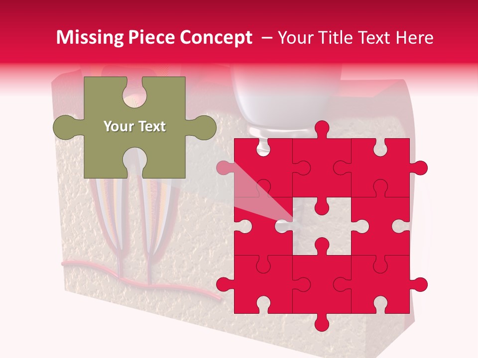 Corona Isolated Jaw PowerPoint Template