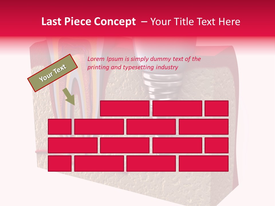 Corona Isolated Jaw PowerPoint Template